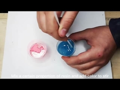 Καλλιτεχνικό καθαρό στρώμα για τα χαρακτηριστικά ρητίνης Χωρίς φυσαλίδες