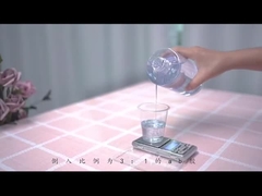 Κρύσταλλο - σαφής βαθύς χύνει τις τέχνες ρητίνης εποξικής ρητίνης 2:1 με τη δονούμενη φυσαλίδα χρωμάτων ελεύθερη