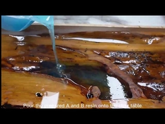 5cm Ultra Low Viscosity Deep Casting Epoxy Resin River Table Μεγάλος χρόνος εργασίας