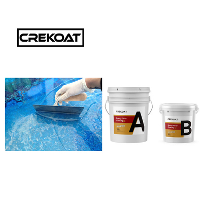 Διαφανής ηποξυγλυκό επιχρισμός δαπέδου 3D μεταλλικό χωρίς ρωγμές MSDS