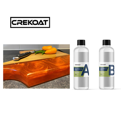 Κρυστάλλινο Epoxy Resin Art Kit Craft Αυτοεπεξεργασία Εύκολη ανάμειξη 1: 1 αναλογία