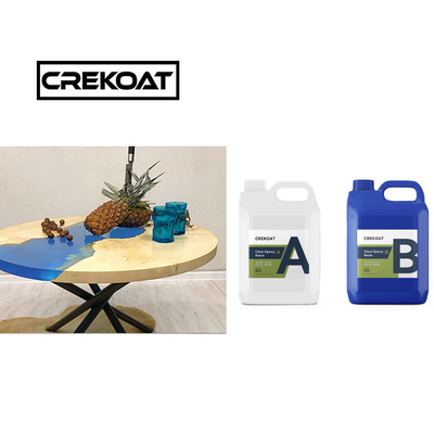 5cm Ultra Low Viscosity Deep Casting Epoxy Resin River Table Μεγάλος χρόνος εργασίας