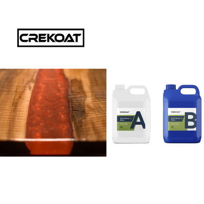 5cm Ultra Low Viscosity Deep Casting Epoxy Resin River Table Μεγάλος χρόνος εργασίας