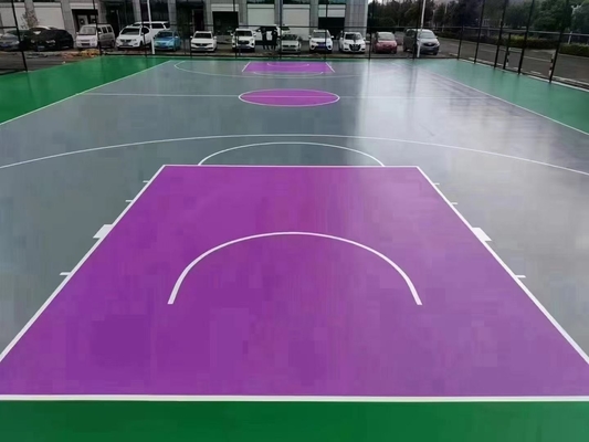 Ελαστικό pickleball μπάσκετ γήπεδο μπάσκετ Επιχρισμός πολυουρεθάνης χαμηλής πυκνότητας