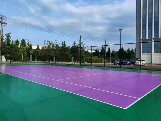 Σκόρπιες επιχρίσεις δαπέδου μπάσκετ 13 mm επιχρίσεις γήπεδου τένις καουτσούκ