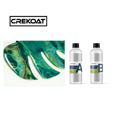 Κρυστάλλινο Epoxy Resin Art Kit Craft Αυτοεπεξεργασία Εύκολη ανάμειξη 1: 1 αναλογία