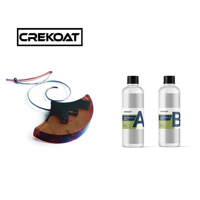 Κρυστάλλινο Epoxy Resin Art Kit Craft Αυτοεπεξεργασία Εύκολη ανάμειξη 1: 1 αναλογία