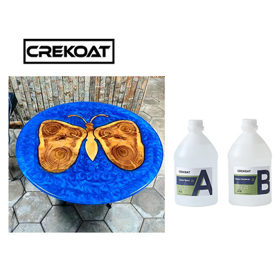 Tabletops ξύλινο κρύσταλλο εποξικής ρητίνης - σαφής UV ανθεκτική ρητίνη τέχνης