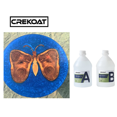 Tabletops ξύλινο κρύσταλλο εποξικής ρητίνης - σαφής UV ανθεκτική ρητίνη τέχνης