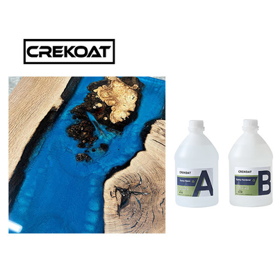 Tabletops ξύλινο κρύσταλλο εποξικής ρητίνης - σαφής UV ανθεκτική ρητίνη τέχνης