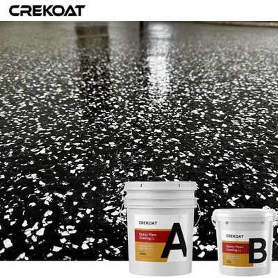 MSDS που ξεραίνει γρήγορα εποξικό πατωμάτων Urethane Topcoat δαπέδων νιφάδων χρωμάτων διακοσμητικό εποξικό