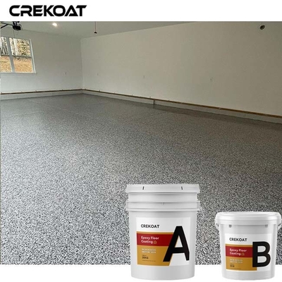 Βινυλίου επίστρωμα Polyaspartic Topcoat πατωμάτων εποξικής ρητίνης ραδιοφωνικής μετάδοσης νιφάδων