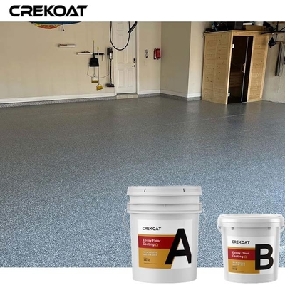 Βινυλίου επίστρωμα Polyaspartic Topcoat πατωμάτων εποξικής ρητίνης ραδιοφωνικής μετάδοσης νιφάδων