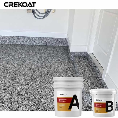 Τυποποιημένα στερεά χρώματα Topcoat επιστρώματος πατωμάτων εποξικής ρητίνης συστημάτων ραδιοφωνικής μετάδοσης νιφάδων