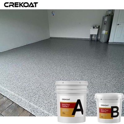 Τυποποιημένα στερεά χρώματα Topcoat επιστρώματος πατωμάτων εποξικής ρητίνης συστημάτων ραδιοφωνικής μετάδοσης νιφάδων