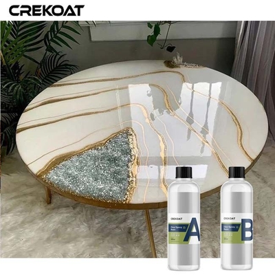 Αντι κιτρινίζοντας μεταλλική Countertops δαπέδων ρητίνης ρίψης τρισδιάστατη εποξική επένδυση