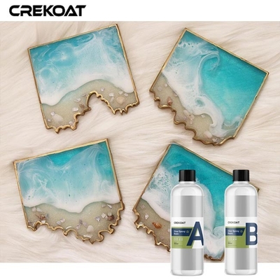 Countertops η σαφής μόνη ισοπεδώνοντας πετώντας ρητίνη εποξικής ρητίνης χύνει βαθιά