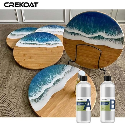 Το υψηλό ιξώδες χύνει βαθιά σαφή Tabletops φραγμών φορμών σιλικόνης εποξικής ρητίνης πετώντας Countertops