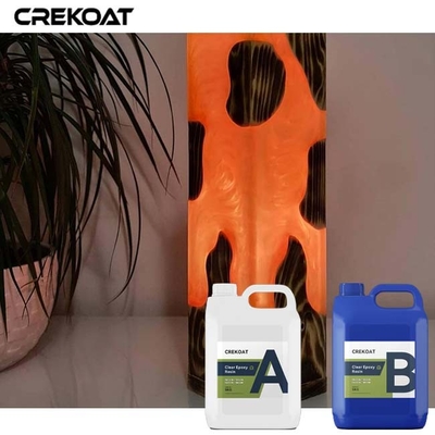 Υψηλής θερμοκρασίας καθαρή αιποξική ανθεκτική στις ακτίνες UV ρητίνη για επικάλυψη εξωτερικών επίπλων με ρητίνη