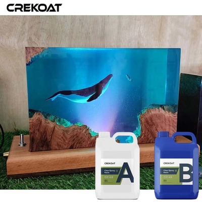 Χαμηλή μυρωδιά υγρή καθαρή ρητίνη countertops για gemstone καμπαναριέρα holder crafting