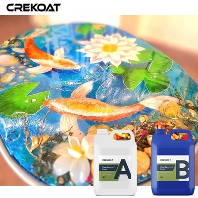 Υγρό γυαλί Υπερδιαφανές Epoxy Resin Bar Tops Μετατρέποντας αντικείμενα σε καλλιτεχνική αντοχή στη θερμότητα