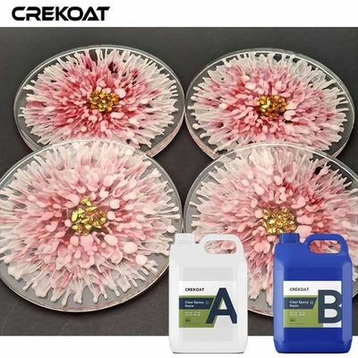 DIY Πρωταθλήματα Διαφανής Εποξική ρητίνη για περίπλοκη ενσωματωμένη εργασία Αντίσταση υγρασίας
