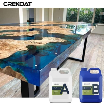 UV Σταθερότητα Τέχνη κατασκευασμένη από υψηλή λάμψη Εποξική ρητίνη για ξύλο Εμπνευσμένη από τη φύση κομψότητα