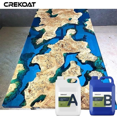 Σαφής υαλώδης βαθύς χύνει την εποξική ρητίνη αντιστέκεται στο γρατσούνισμα και το κιτρίνισμα