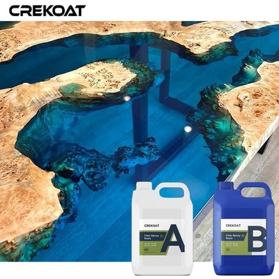 Σαφής υαλώδης βαθύς χύνει την εποξική ρητίνη αντιστέκεται στο γρατσούνισμα και το κιτρίνισμα