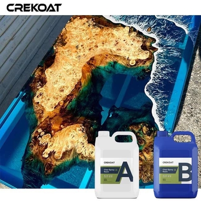 Γρήγορα θεραπεύοντας βαθιά χύστε την εποξική ρητίνη για τους πίνακες τέχνη DIY και τέχνη ποταμών