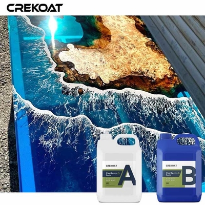 4 ίντσες βαθύς χύστε στην εποξική ρητίνη τη UV ανθεκτική επιτραπέζια ρητίνη ποταμών