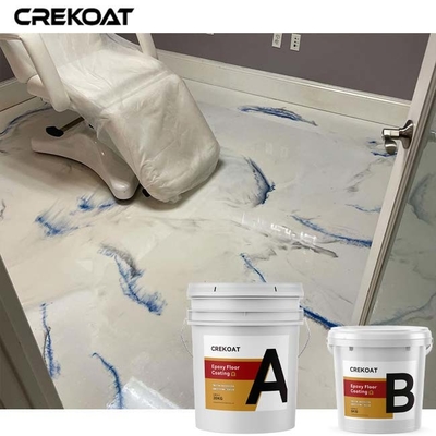Urethane άσπρο μεταλλικό εποξικό πάτωμα Topcoat που ντύνει άνευ ραφής υγιεινό
