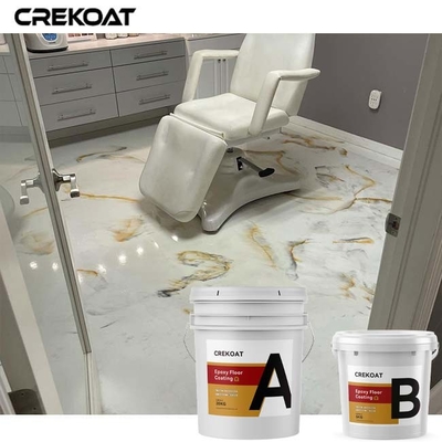 Urethane άσπρο μεταλλικό εποξικό πάτωμα Topcoat που ντύνει άνευ ραφής υγιεινό