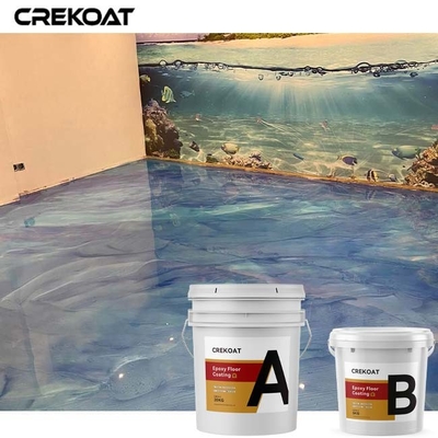 Flowable μόνο ισοπεδώνοντας μεταλλικό εποξικό πάτωμα γκαράζ που ντύνει τη μοναδική τρισδιάστατη εμφάνιση