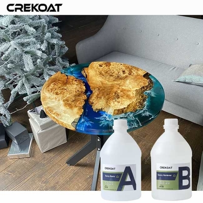 Χαμηλής ιξώδους βαθιά ρίξτε εποξυδερμίδα δημιουργεί ωκεανό-όπως αποτελέσματα σε έπιπλα