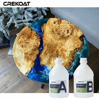 Χαμηλής ιξώδους βαθιά ρίξτε εποξυδερμίδα δημιουργεί ωκεανό-όπως αποτελέσματα σε έπιπλα