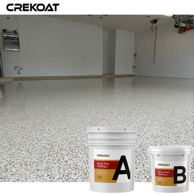 Τυποποιημένα στερεά χρώματα Topcoat επιστρώματος πατωμάτων εποξικής ρητίνης συστημάτων ραδιοφωνικής μετάδοσης νιφάδων